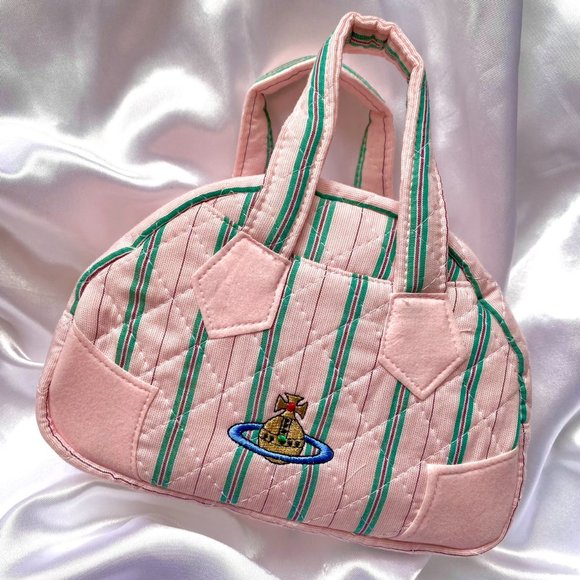 Vivienne Westwood Handbags - VIVIENNE WESTWOOD STRIPE MINI TINY BAG